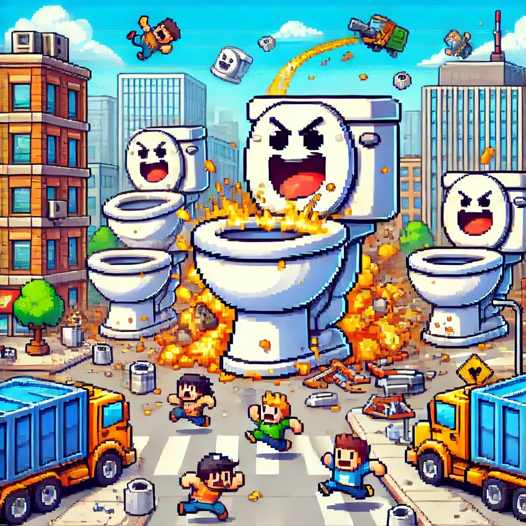 Skibidi Toilet Rampage: The Ultimate Bathroom Mayhem